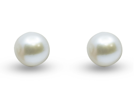 Přírodní perla - náušnice ze žlutého zlata 3